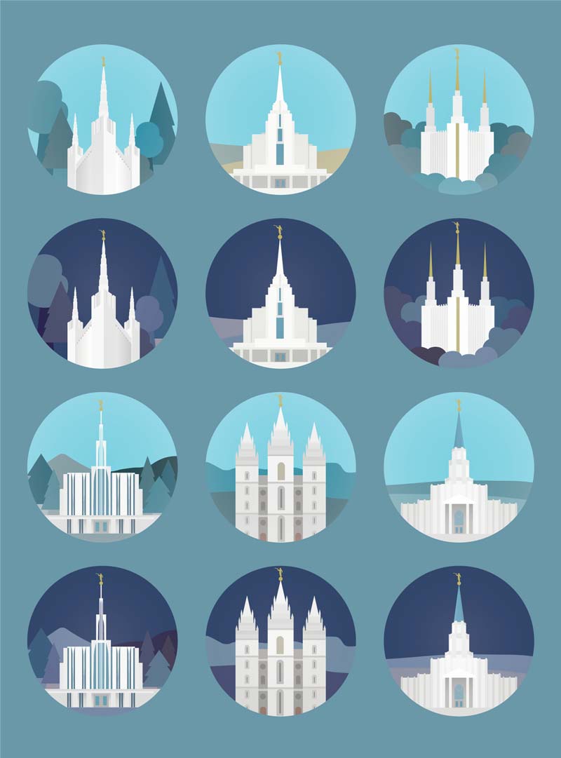 temple icons