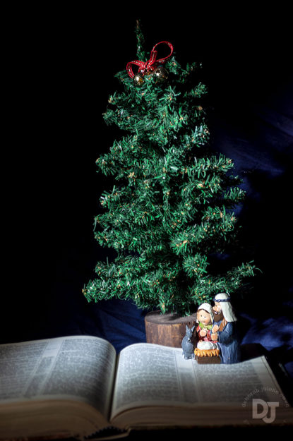 A Christmas scene near Rexburg, ID