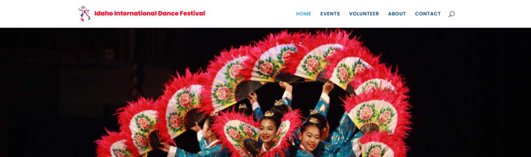 Idaho International Dance Festival Website Design
