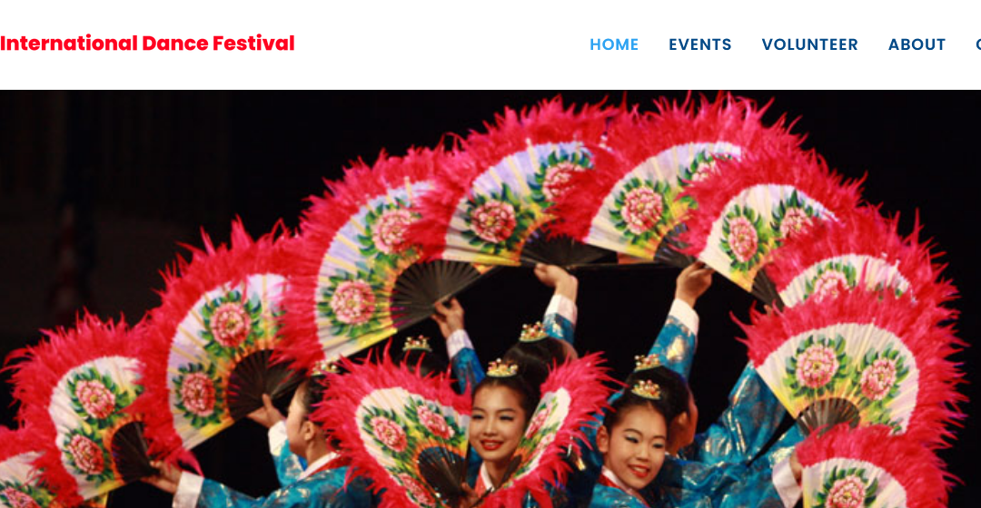 Idaho International Dance Festival Website Design